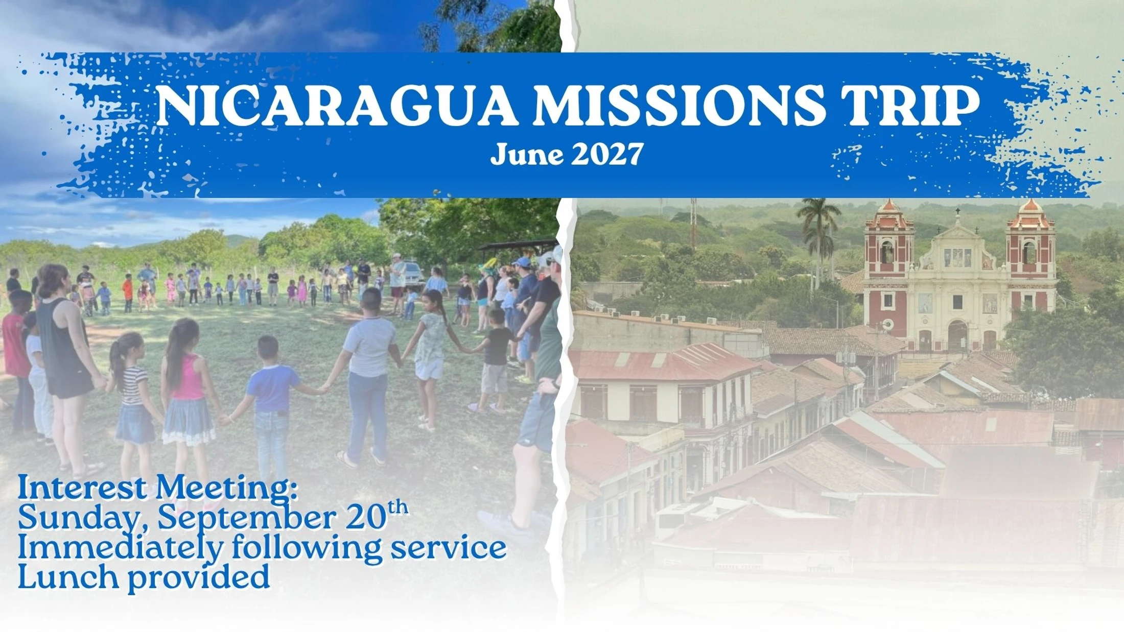 Nicaragua Missions Trip Interest Meeting