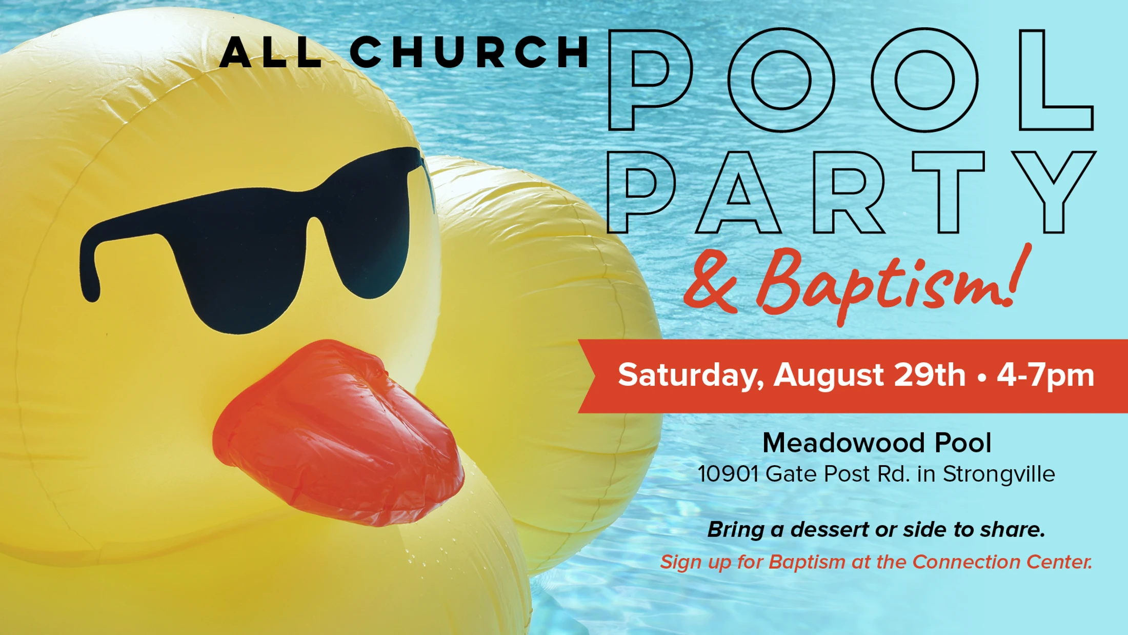 Pool Party & Baptisms