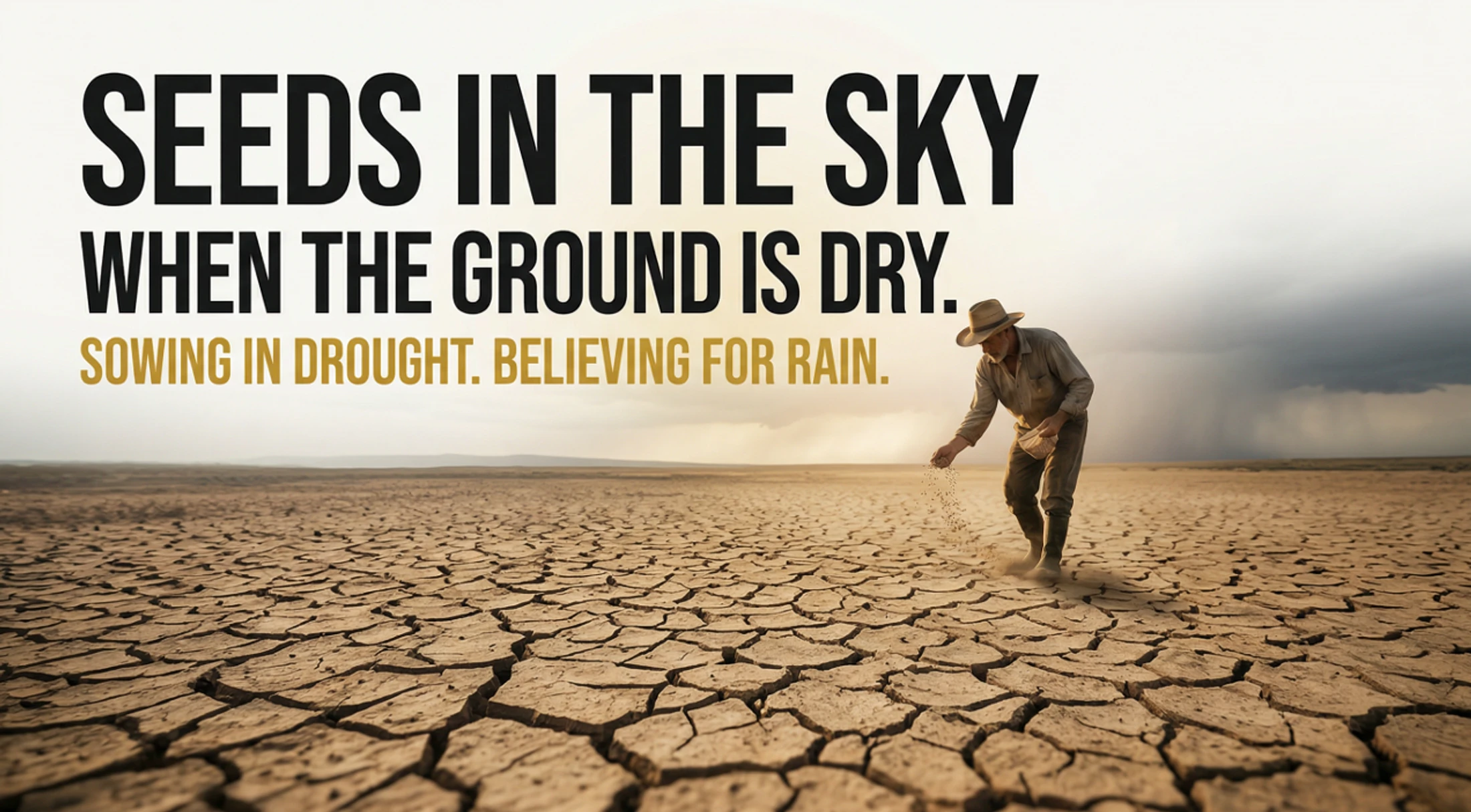 Seeds in the Sky When the Ground is Dry