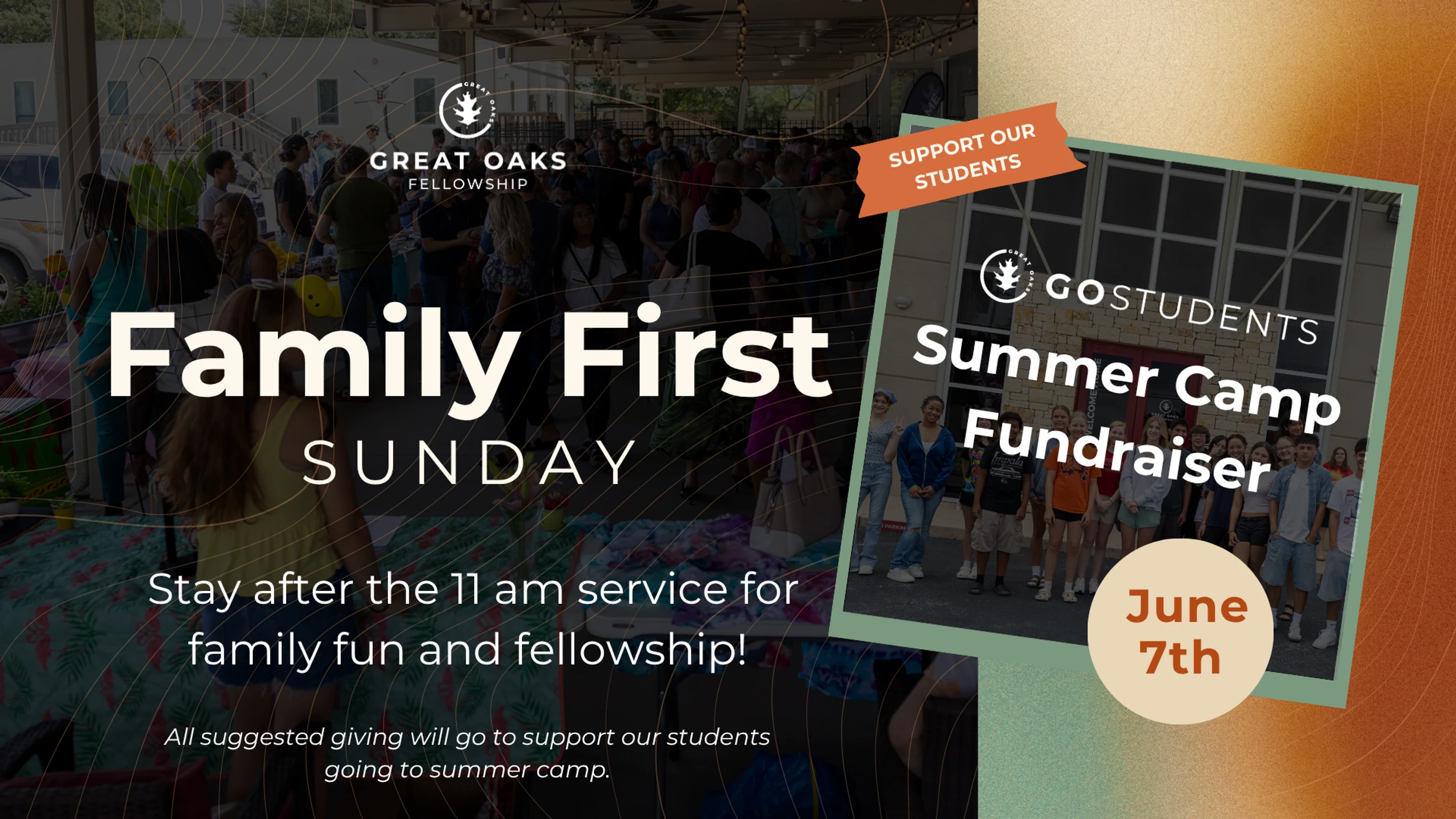 Student Summer Camp Fundraiser