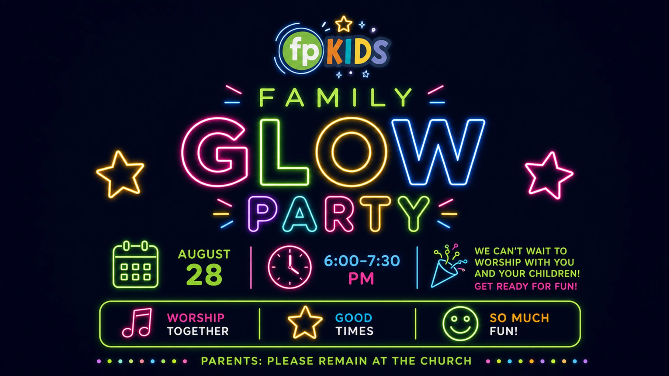 fpKids Family Glow Party