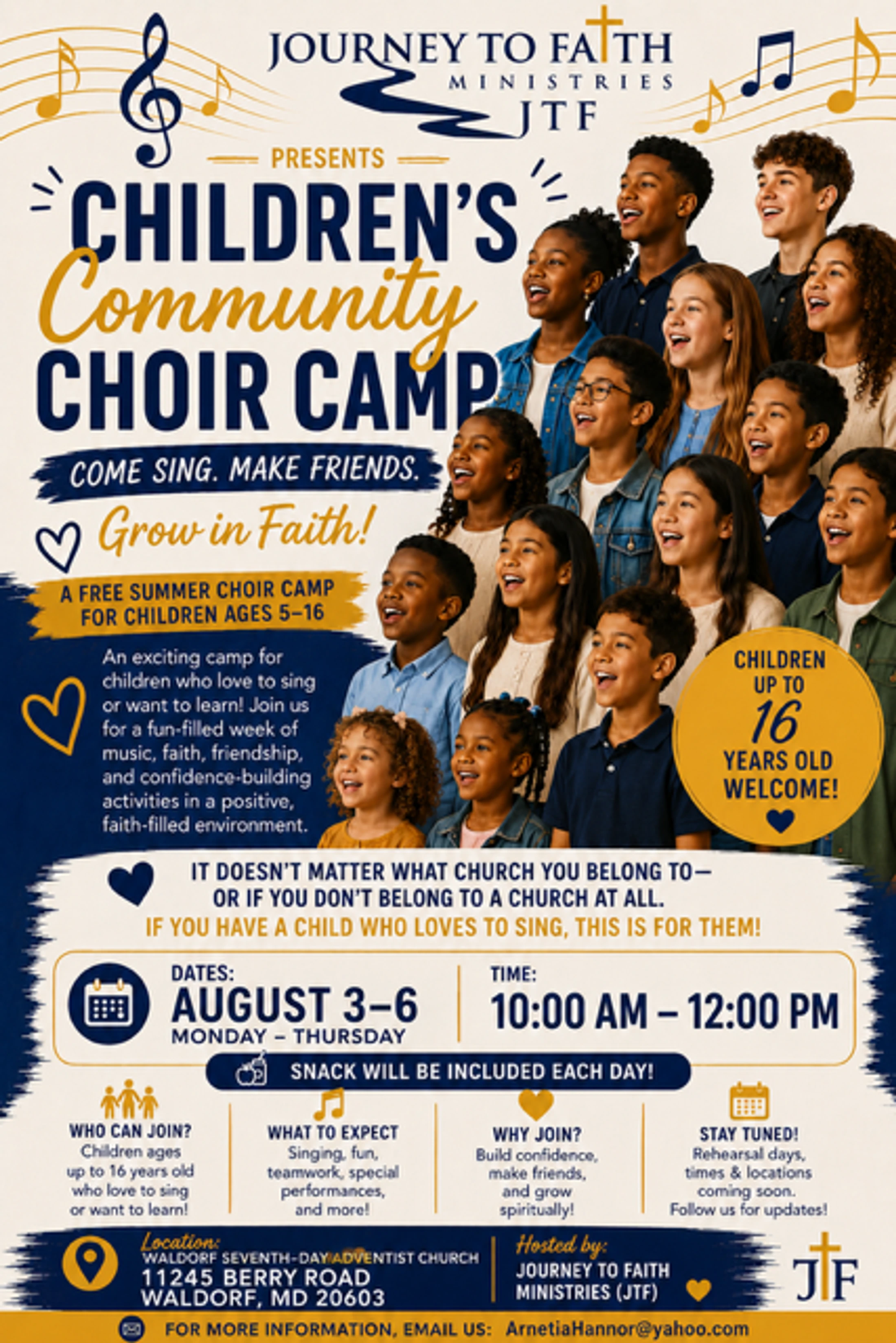 Children Community Choir Camp