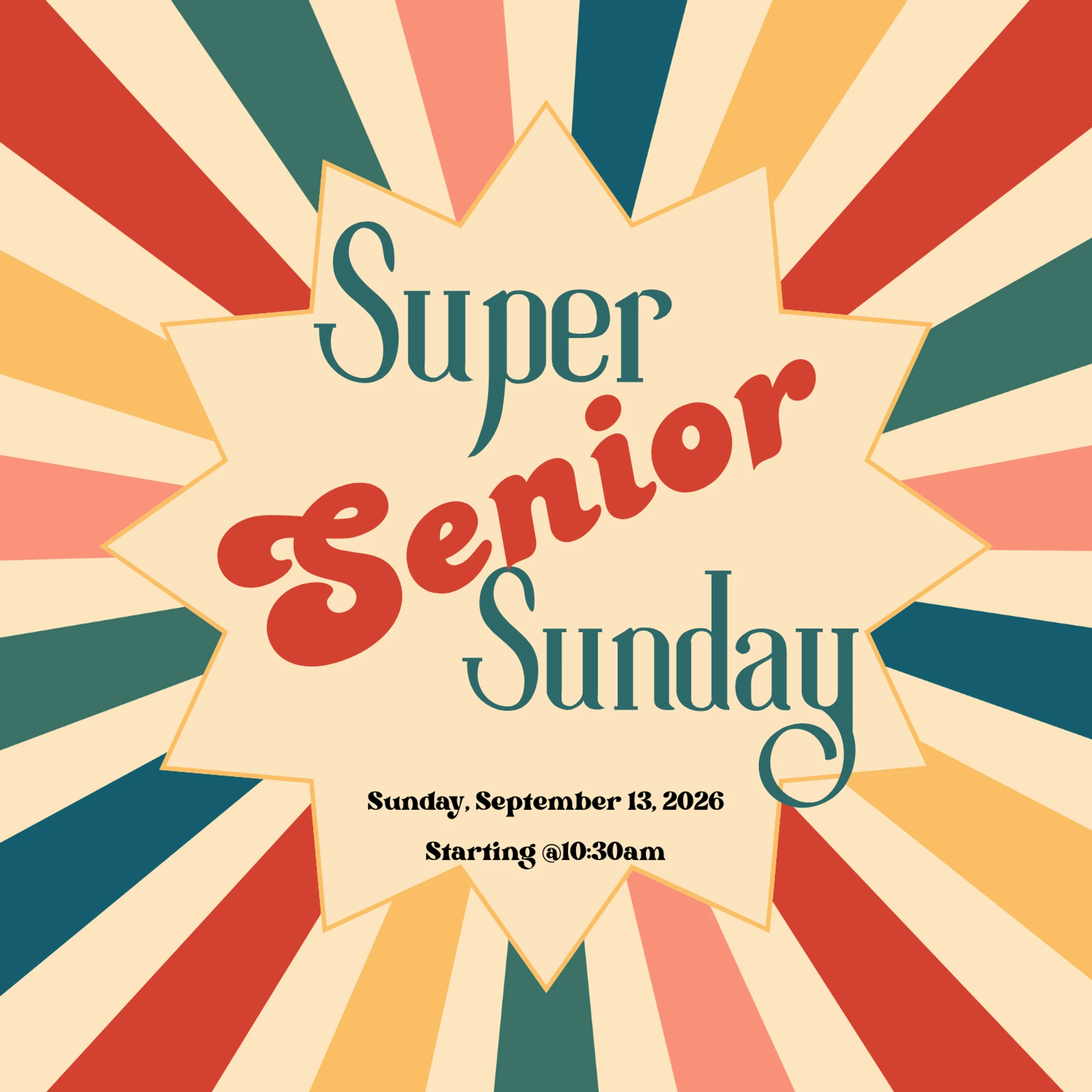 Super Senior Sunday