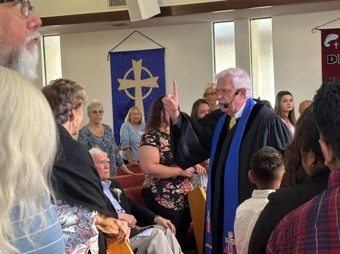 Pastor Speaking