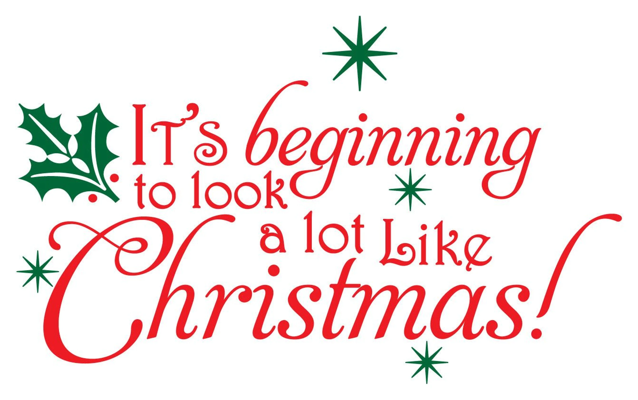 It’s Beginning to Look a lot Like Christmas