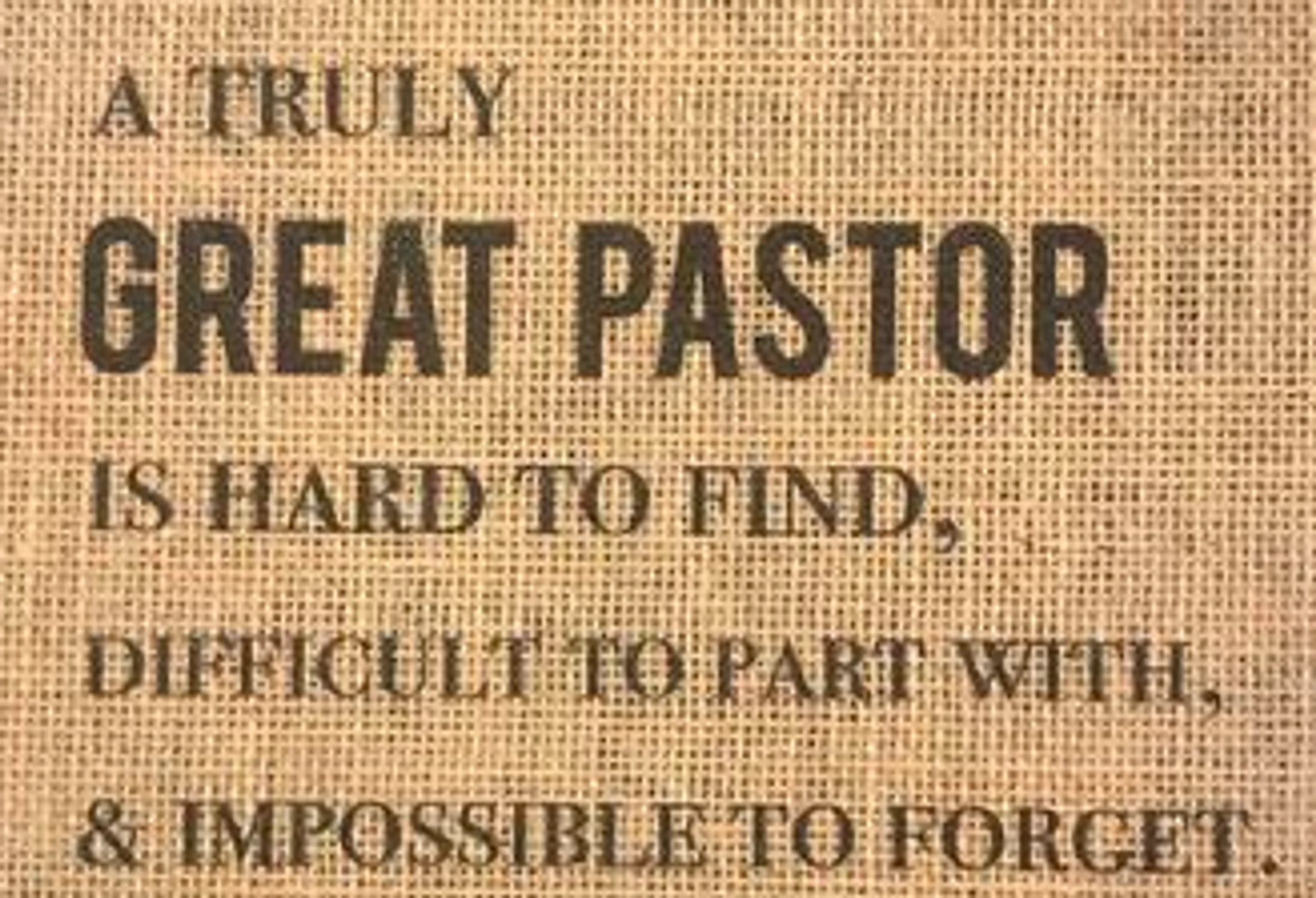 Pastor John's Retirement Message