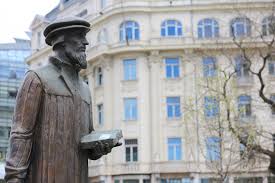 Calvin Statue