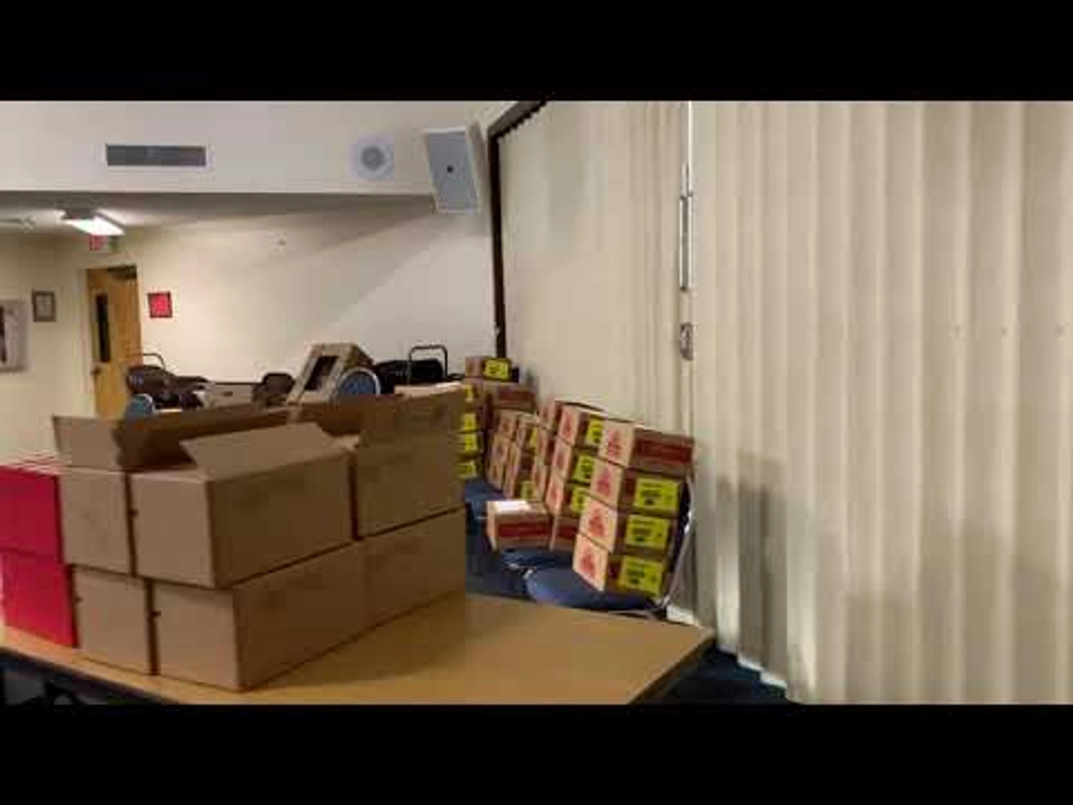 Food Pantry Set Up May 5, 2020