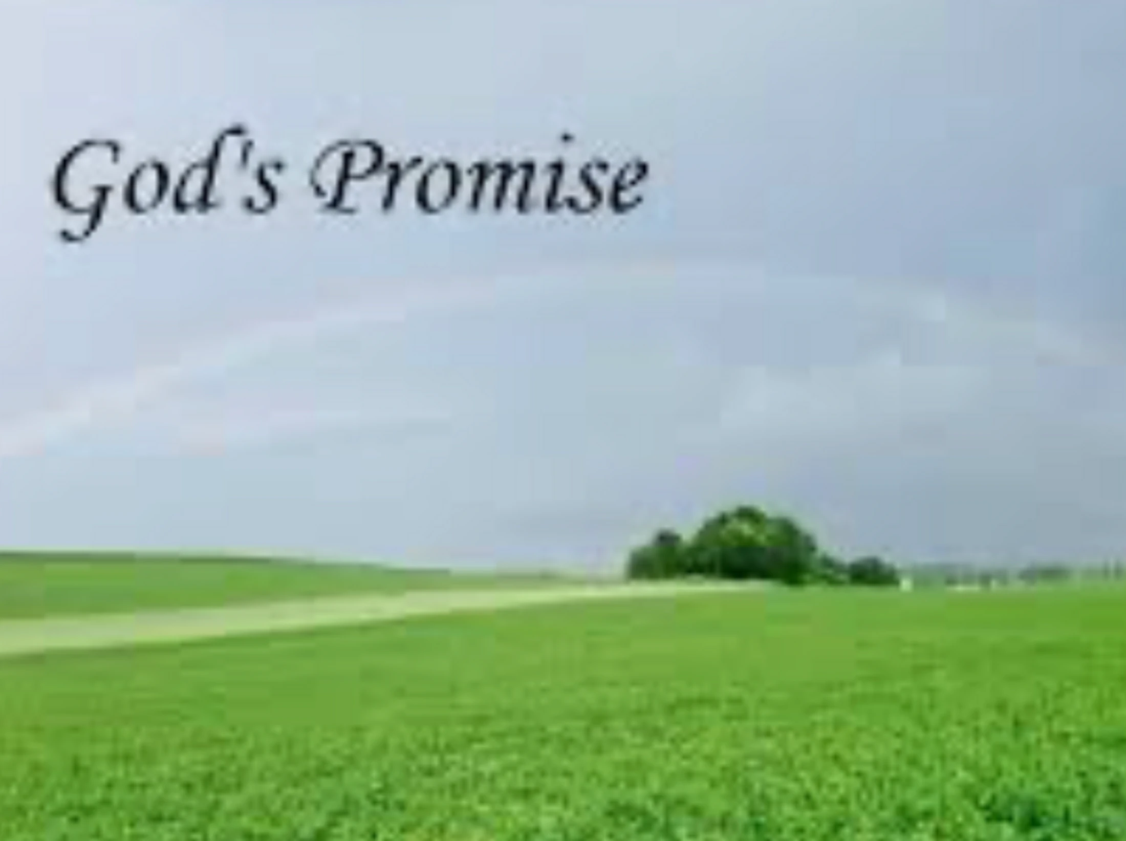"God's Great Promise"  Psalm 23; John10:22-30