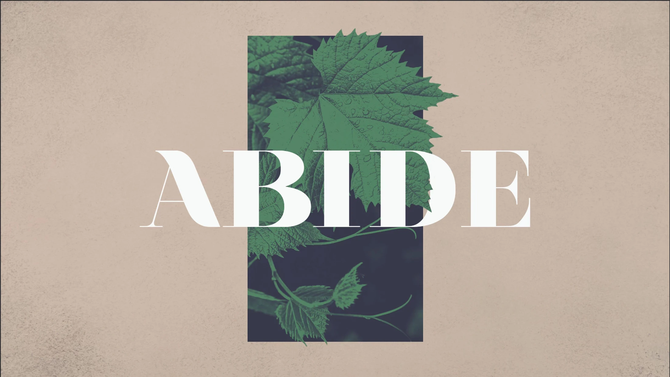 A Call to Abide